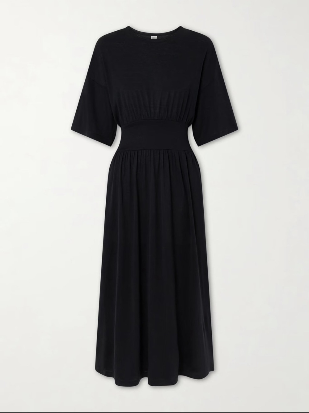 TOTEME
Cotton and silk-blend midi dress - Picture 6 of 9
